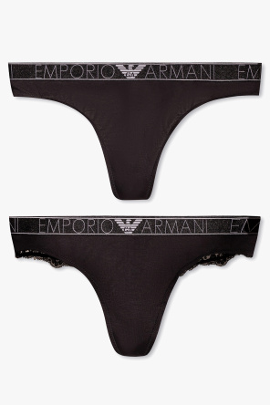 ‘sustainable’ collection thong 2-pack od Emporio Armani